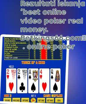 Online video poker